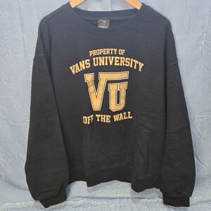 Vans University Black Sweatshirt
